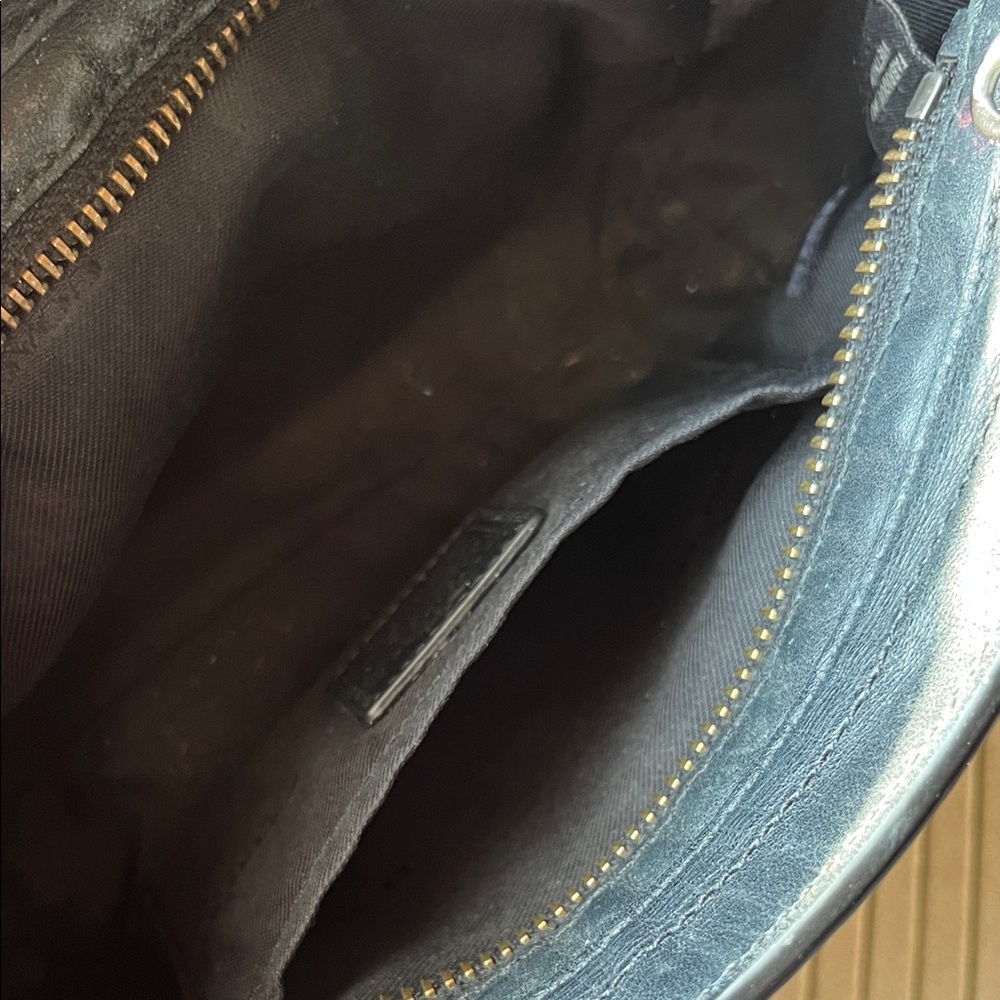 Coach - Black Pebbled Leather Crossbody Bag - Picture 8 of 10